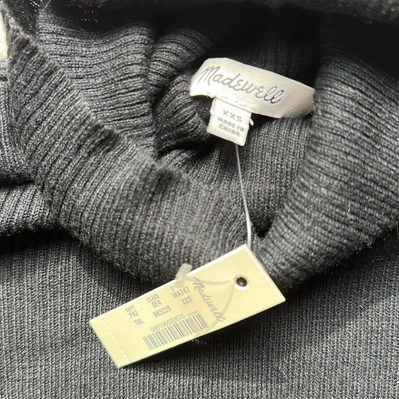 New Madewell black turtleneck sweater XXS - Picture 2 of 2